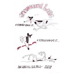 Greyhound Logic - by Nellie Doodles