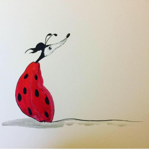 The Lady Bug - by Nellie Doodles
